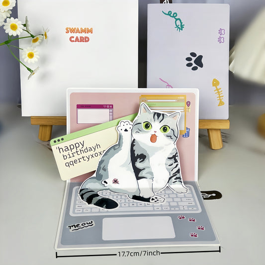 Mischievous Kitten for Birthday